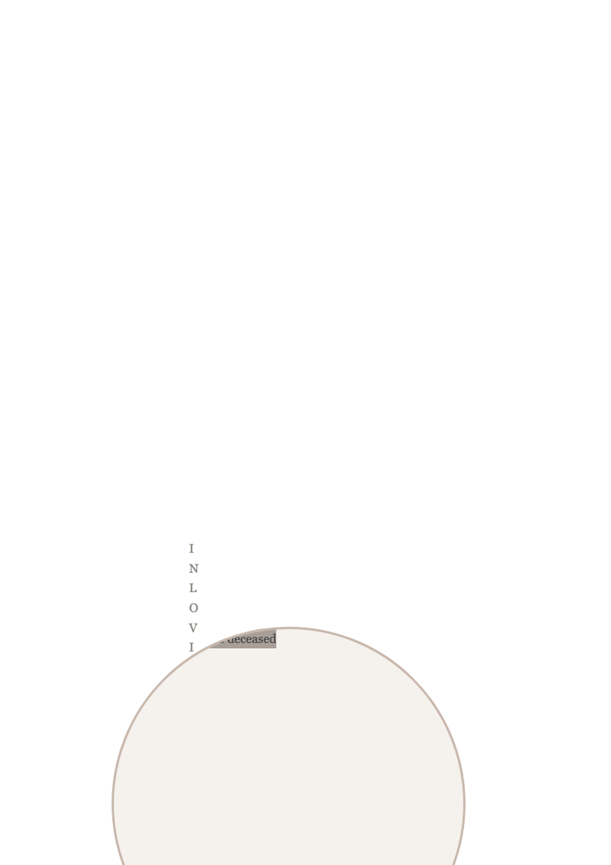 Elegant memorial program with floral design and photo for Cynthia G_variant_1